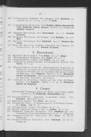 E. Meereskunde