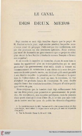 4.1886 = Année 5: Le canal des deux mers