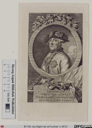 Bildnis Friedrich Graf von Anhalt