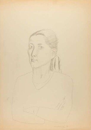 Ohne Titel (Portraitstudie Brigitte Schermuly)
