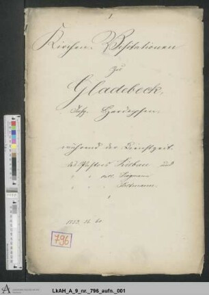 Gladebeck: Visitationsakten