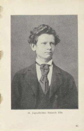 18. Jugendbildnis Heinrich Zille