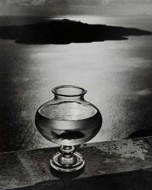 Der Gefangene. Insel Santorin, Griechenland