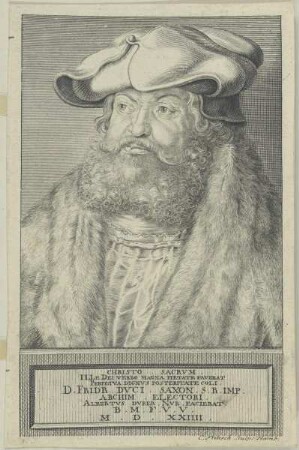 Bildnis des Frid. Saxon.