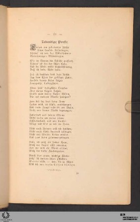Lebendige Poesie