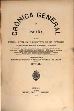 Crónica de las Antillas