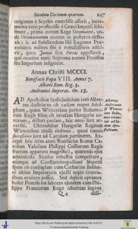 Saeculum Decimum quartum.