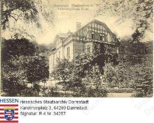 Darmstadt, Elisabethenstift / Erholungshaus Elim, Außenansicht