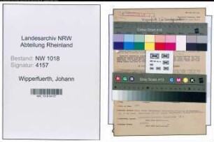Entnazifizierung Johann Wipperfuerth , geb. 21.05.1895 (Kunstgewerbler)
