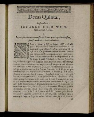 Decas Quinta