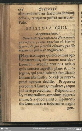 Epistola CXIII.