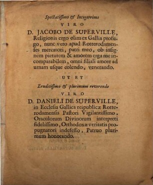 Dissertatio Physico-Medica Inauguralis De Sanguine & Sanguificatione