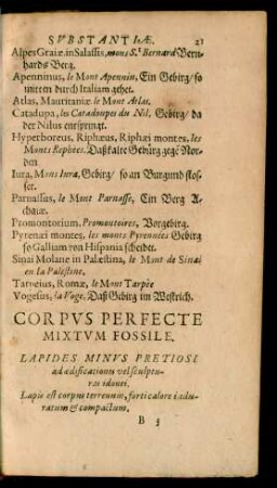 Corpus Perfecte Mixtum Fossile.