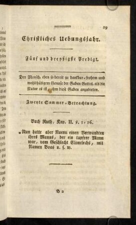 19-32, Fuenf und dreyßigste Predigt.