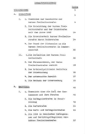 Inhaltsverzeichnis