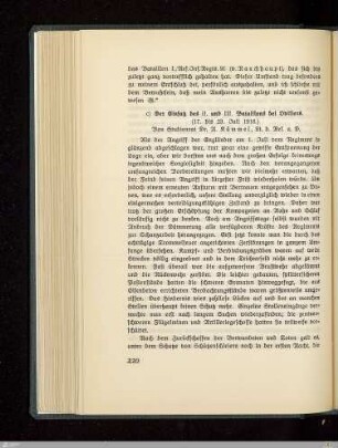c) Der Einsatz des II. und III. Bataillons bei Ovillers