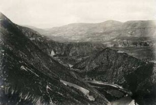 Das Chambotal oberhalb Releche, unterhalb Penipe
