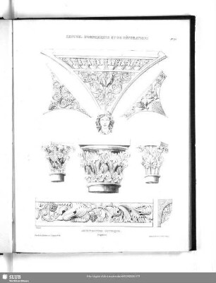 No. 34. Architecture Gothique. Fragments
