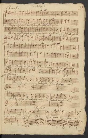 14. [Recitativo] (Evangelist, Jesus): Und ging ein wenig fürbass