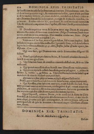 Dominica XIX. Trinitatis,