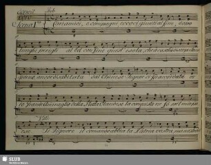 [Recitativo con Coro:] Cari amici