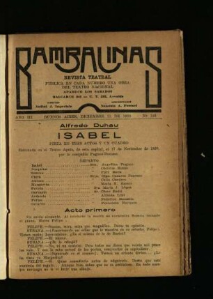 Isabel : pieza en tres actos y cuadro