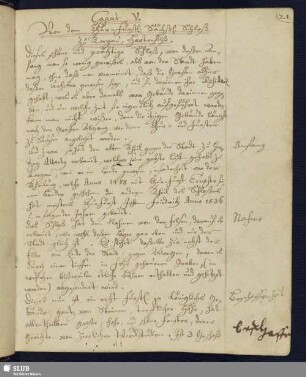 Caput V. Von dem Chur-Fürstl. Sächß. Schloß zu Torgau, Hartenfelß.