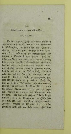 30. Makedonien republikanisirt