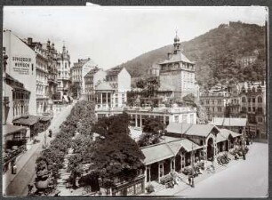 Karlsbad (Karlovy Vary/Tschechische Republik). Marktbrunn und Schlossbrunn