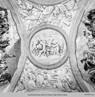 Venus steigt in den Kriegswagen von Mars - scene della Iliade di Omero
