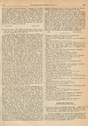 534-536 [Rezension] Wortelker, Konrad, Evangelisches Kirchenrecht, - Recht?