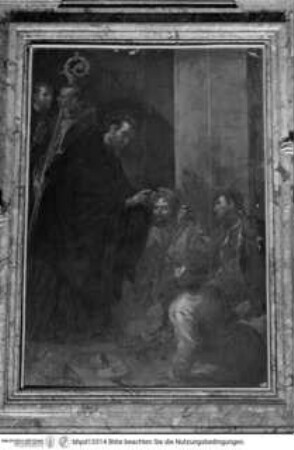 Altar des heiligen Maurus, Szene aus dem Leben des heiligen Maurus