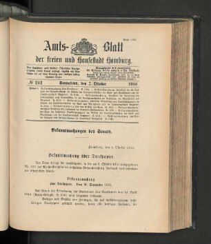 No. 242, 7. Oktober 1916
