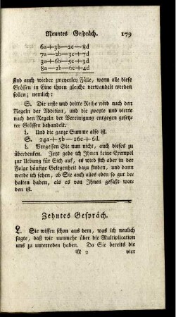 Zehntes Gespräch.