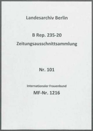 Internationaler Frauenbund