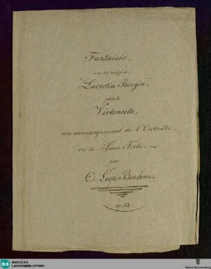 Fantasies - Don Mus.Ms. 208 : vlc, orch; F