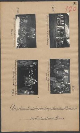 Weihnachtsfeier der Mannschaft des Stabes 1. R. Regts. in Bizkuny