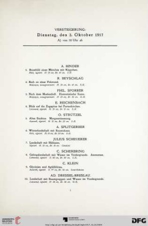 A) von 10 Uhr ab (Nr. 1-173)