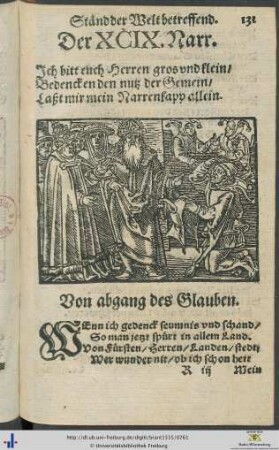 Der XCIX. – CXII. Narr