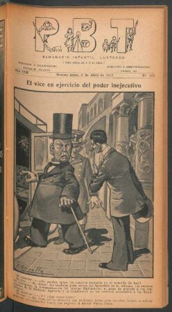 El vice en ejercicio del poder inejecutivo - [Caricatura]