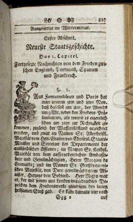 Erster Abschnit. Neueste Staatsgeschichte.