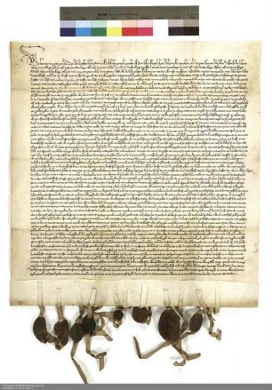 Hermann [von Buchenau], Abt von Fulda, und die Pröpste und Dechanten der Fuldaer Klöster treffen Bestimmungen für die Bonifacius-Bruderschaft