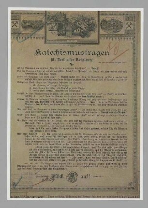 "Katechismusfragen für streikende Bergleute"