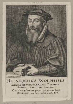 Bildnis des Heinrjchus Wolphius