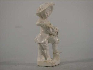 Putto als Drehleierspieler