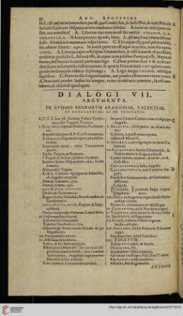 Dialogus VII