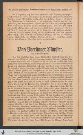 Das Überlinger Münster.