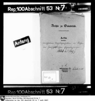 Verschiedene Angelegenheiten der herrschaftlichen Eigenbehörigen