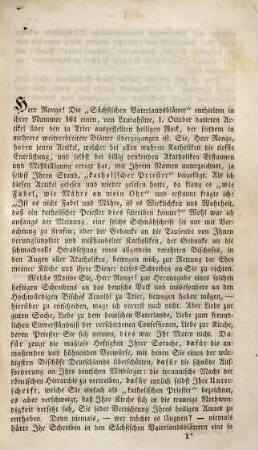 Offenes Sendschreiben an Herrn Johann Ronge, in Laurahütte, "den in Trier ausgestellten heiligen Rock betreffend"