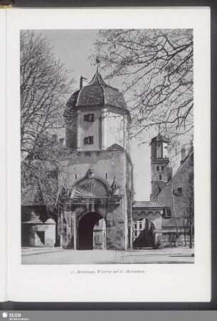 Memmingen, Westertor und St. Martinsturm